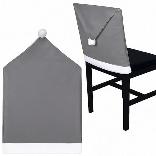 Stuhlhusse Weihnachtsmütze 14 Przydasie Stuhlhussen Weihnachten Deko Weihnachtsmütze Stuhlhusse...
