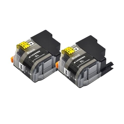 Cartouche d'encre Brother LC669XL LC665XL lot de 2 noirs pour imprimantes MFC-J2320 J2720