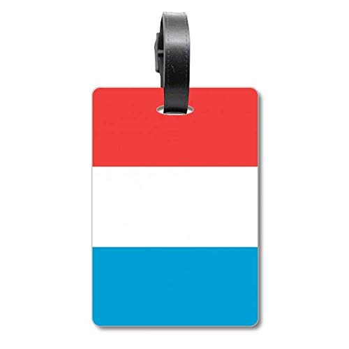 Étiquette valise Luxembourg robuste contre la perte de bagage en soute
