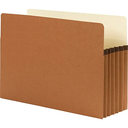 Smead File Pocket, Straight-Cut Tab, 5-1/4" Expansion, Legal Size, Redrope, 10 per Box (74234) by SMEAD - Image 3