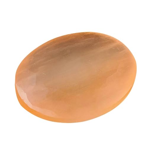 Piedra pulida, piedras preciosas naturales | Piedras de palma ovaladas de masaje de bolsillo | Grandes piedras preciosas naturales pulidas para la decoración del hogar, del estrés