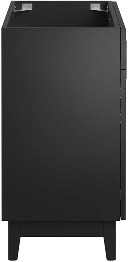 Miles Black 36" Modern Bathroom Vanity Cabinet