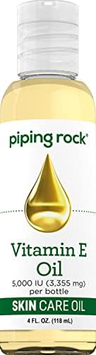 Piping Rock Vitamin E Oil | For Skin, Hair, Face & Nails