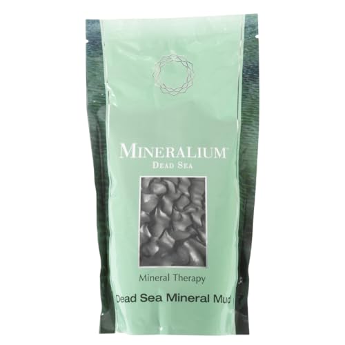 Mineralium - Fango Nero Purificante del Mar Morto Ricco di Minerali - Detossifica e Rivitalizza la Pelle - Magnesio, Potassio, Calcio - Senza Siliconi, Parabeni né Coloranti - 500ml