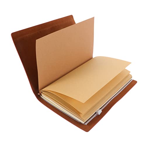 NUOBESTY diario de cuero agenda diario cuaderno Computadora portátil cuaderno de viajeros travelers notebook journaling notebook notebooks cuaderno diario Cuaderno de estudiantes Papel