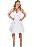  verkleedjurk Marilyn dames polyester wit maat XXL