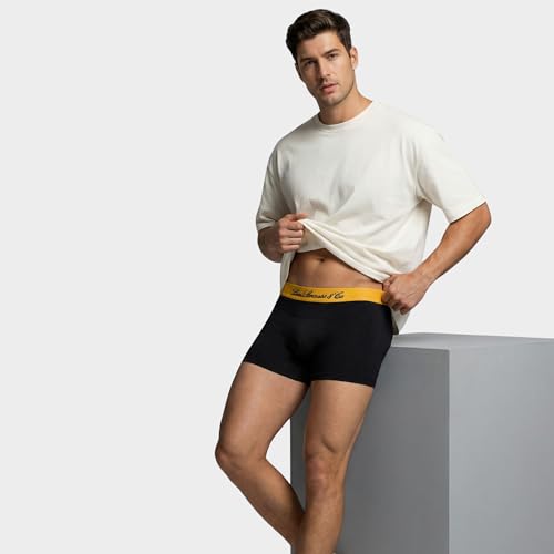 Image of Levi's Cotton Elite Trunk | Premium Men's Trunk Underwear | 4-Way Stretch | Outer Elastic Waistband | H-Pocket | Style 072 | Pack of 1