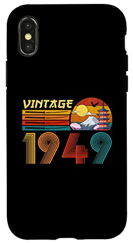 77�΂̒a���� 77�� �j�� ���� ���g�� ���B���e�[�W 1949 ���{ �X�}�z�P�[�X iPhone X/XS �p