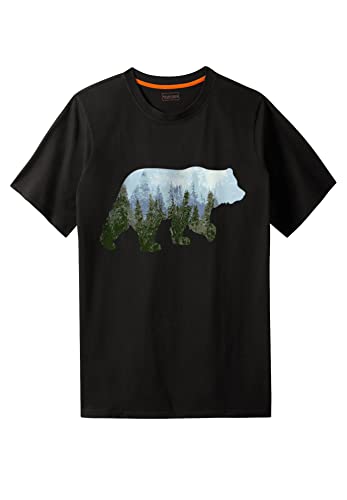 Boulder Creek by Kingsize Men's Big & Tall Nature Graphic Tee