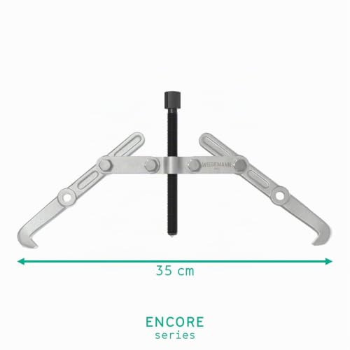 WIESEMANN 1893 Extracteur universel 2 griffes 140 x 145mm 2-en-1 extracteur interne et externe de I CV acier chromé I 80584 – vue 3