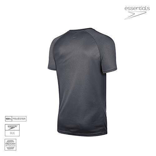 Speedo T-Shirt Raglan Basic Homens P Cinza, Camiseta Manga Curta Feminino, Cinza (Grey), P