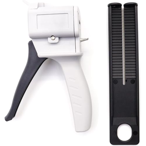 HFYJJHKQ 1:1 glue gun AB epoxy sealant gun 50ml 1:1 manual glue gun AB two-component glue dispensing gun kit