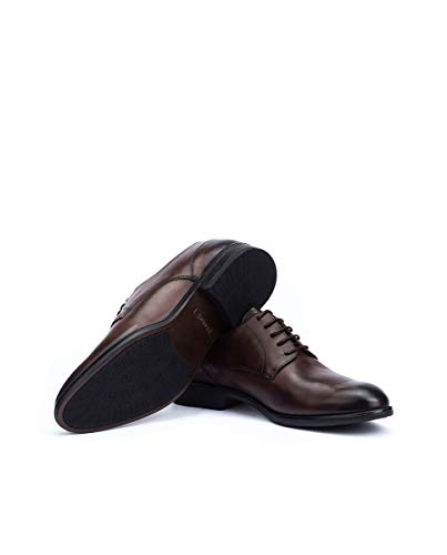 Pikolinos Para Hombre. M7J-4187 Mocasines De Piel Bristol MarróN (42), Plano, Cordones, Casual - 6