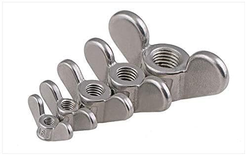 Wing nut, Hand Twist nut, Stainless Steel Wing Nuts Hand Tighten Fastener(1pcs-m16)