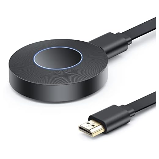 NAMCIM Wireless HDMI Display Dongle Adapter, Ultra HD Resolution Screen Sharing, Streaming Video/Audio from Laptop, PC, Smartphone to HDTV Projector, Plug and Play, No Delay