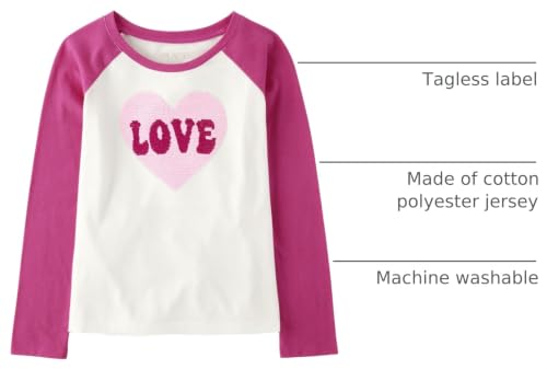 Image of The Children's Place Girls' Long Sleeve Knit Fashion Shirt