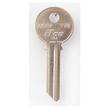 Key Blank, Brass, Type Y78, 6 Pin, PK10