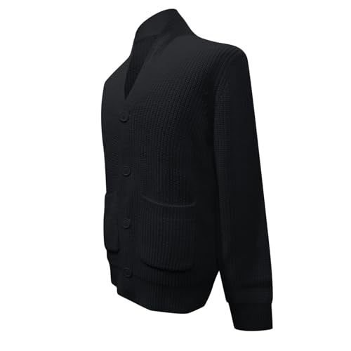 Pull en tricot homme à col châle pour vos weekends et bureaux