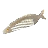 Natural OX Horn Comb，Hand Carved Anti-Static Hair Comb,Healthy Hair Loss Comb for Hair Styling & Re