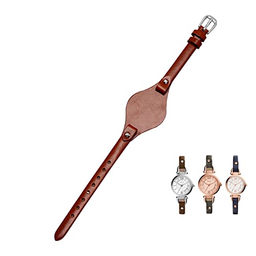 BEIGUA Compatible avec Le fossile Es3077 ES2830 ES3262 ES3060 Bandes de Montre élégantes for Femmes élégantes Haute Qualité en Cuir véritable Sangles Lady Petit Bracelet Cover