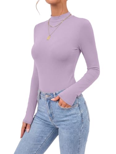 Image of OPOIPIN Women's Long Sleeve Basic Bodysuit