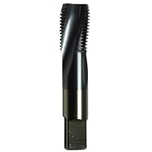 RP 1-11 Parallel Pipe Tap Spiral Fluted TiCN Coated Cobalt HSS BSP BSPP for Precision High-Speed Threading Tapping for Low-Medium Steel Steel,Brass,Aluminum