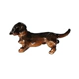 Breiter Hutanstecker Hutabzeichen Hutschmuck Anstecker Dackel bemalt – ca. 3,5 x 2 cm – Trachtenpin Brosche