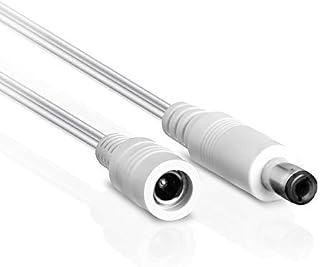 Wicked Chile Przedłużacz DC 5 m Kompatybilny z Philips HUE Lightstrip Plus (White and Color Ambiance) V3 i V4 (Opakowanie fioletowe) do zasilacza S020YM2400083, biały