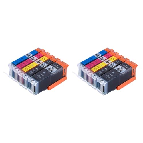 Cartouche PGI-450 CLI-451 XL lot de 10 pour imprimantes Canon IP7240 MG5540 IX6840