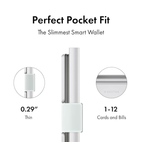 Ekster: Aluminum Cardholder - 0.2-inch Slim Minimalist Wallet with Expandable Backplate - RFID Blocking Layer for Data Protection - Durable Space-Grade 6061-T6 Aluminum - 1-15 Card Storage Capacity