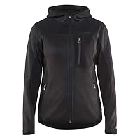 Giacca A Maglia Con Cappuccio Blakläder, Zip, Rinforzi In Soft Shell Su Spalle E Gomiti, Taglia S, Arancione/nero