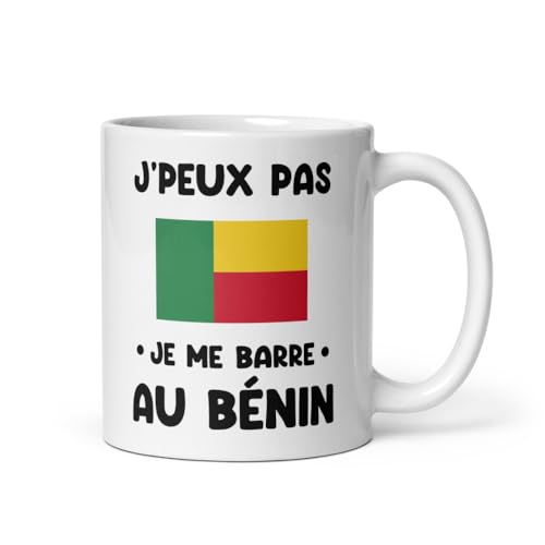 MugSmile Mug Bénin je peux pas je me barre au Bénin tasse Bénin humour voyage