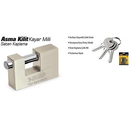 SGS SGS1367 Sgs Asma Ki̇li̇t Kayar Mi̇lli̇ Saten Kaplama 90mm