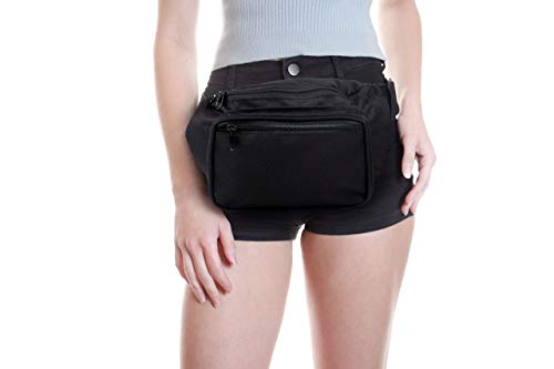 Black Fanny Pack Belt Bag I Mens Fanny Packs for Women Fashionable - Crossbody Bag Bum bag Waist Bag Waist Pack - For… - Image 7