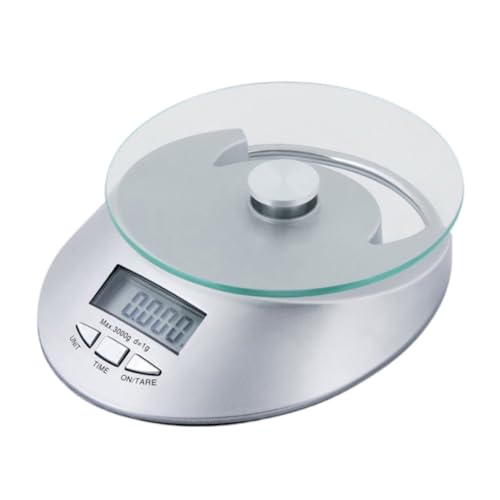 Cabilock �����x�Z���T�[���ڃV���o�[�d�q�X�P�[�� �K���XABS�v���� ��ނ��@�\�t�� LCD��ʕ\�� �L�b�`����ƒ�p�ɍœK�ȐH�i�v�ʊ� �o�b�e���[�Ȃ� �o�b�e���[�Ȃ�