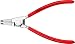 Knipex 46 23 A21 Circlip Pliers for external circlips 19-60mm 90° angled chrome plated