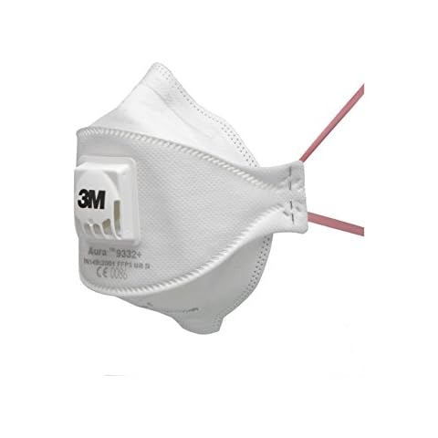Máscara desechable 3M 9332+ Aura FFP3 con válvula Cover
