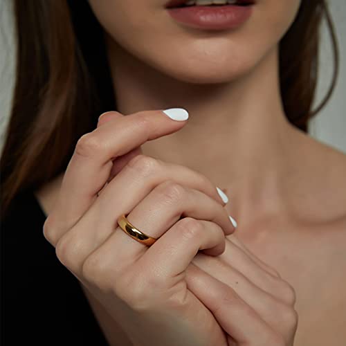 trumium 2mm 4mm 6mm 8mm tungsten wedding band ring for men women silverrose gold platedrainbowgold plated domed high polish engagement promise rings comfort fit 4-15