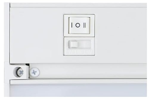 H. Bowes 9" White 120V 90+ Cri Color Select 3000K, 4000K, 5000K - Under Cabinet Led 220 Lumen Light Hard Wire Linkable With Knock Outs Contractor Electrician Grade - L-6 Series #TOP1