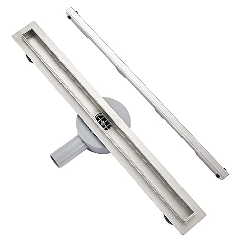 Plumbsys 80cm Stainless Steel Shower Drain Set Cover