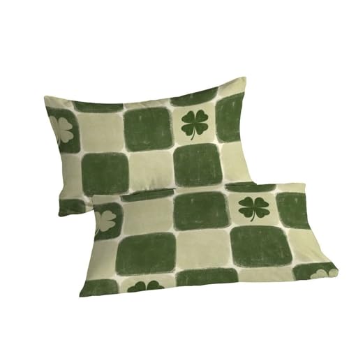 Parure de lit 200x200 anti-pli ensemble literie modern - 7