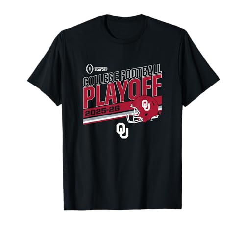 Oklahoma Sooners College Football Playoff Stripe 2025 T-Shirt