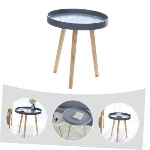 Mesa auxiliar de sofa redonda para rincones vacios y salones pequenos 4