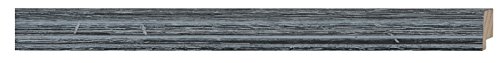 Picture Frame Moulding (Wood) 100ft Bundle - Rustic Color Finish - 1" Width - 3/8" Rabbet Depth