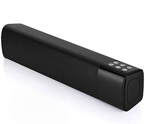 Drahtlose Soundbars für TV, LED-Rauschunterdrückung Soundbar FM-Radio Heavy Bass Heimkino Soundbar-Unterstützung Aux TF-Karte
