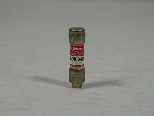 LITTELFUSE KLDR-3-2/10 3.2AMP Fuse Rating, 600VAC/300VDC Rating, Class CC Non-INDICATING, Dual Element, TIME DELAY Fuse