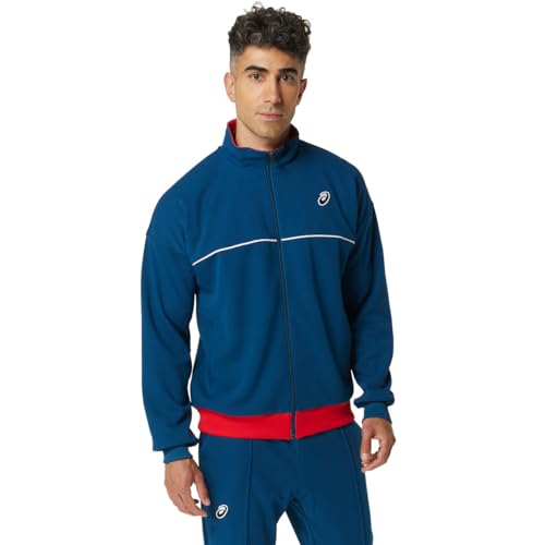 Image of ASICS Polyester Unisex's Standard Length Sports Jacket