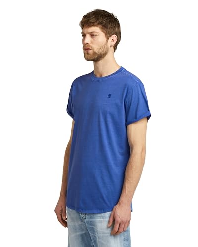 Miniatura 5 de G-Star Lash Overdeyed T-Shirt, Camiseta Hombre, Azul Racing Blue Gd D16396-2653-H739 , S