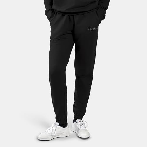 Pantalon de survêtement Reebok pour femme avec logo clouté noir