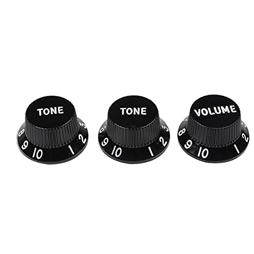 Musiclily Ultra Taille Universelle Boutons de Potentiomètres Stratocaster 1 Volume 2 Tonalité Knobs pour guitare… - Les Beatles, Paul McCartney, John Lennon, RIngo Starr, George Harrison Musiclily Ultra Taille Universelle Boutons de Potentiomètres Stratocaster 1 Volume 2 Tonalité Knobs pour guitare…
